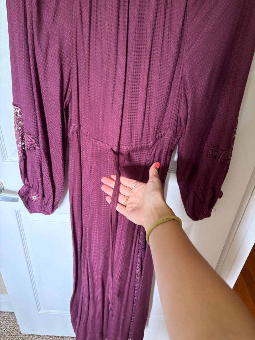 Free People Southwest Lace Maxi Dress - S - Picture 7 of 7